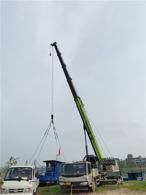 市南区桥梁建设吊装案例